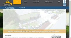 Desktop Screenshot of affordable-golfcarts.com